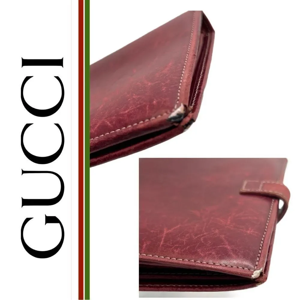Gucci‎ Authentic VINTAGE Jackie Leather Wallet - Picture 3 of 4